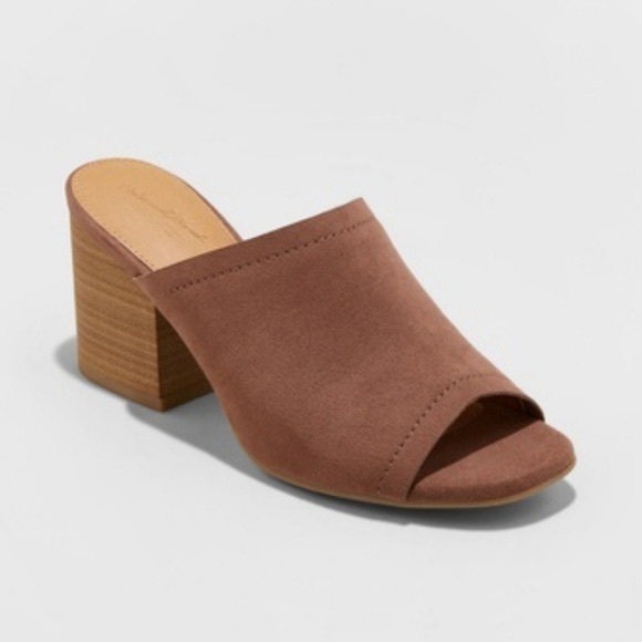 Universal Thread Shoes - Universal‎ Thread Brown Norelle Stacked Heel